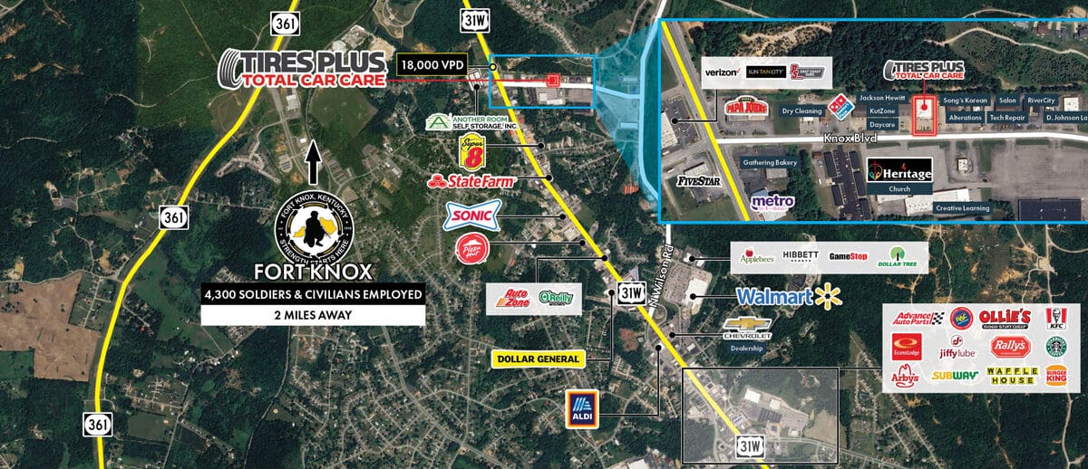 Commercial Property for Sale in Radcliff Kentucky 40160